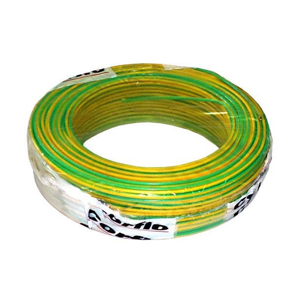 Cabo Flexível Antichamas 750V 4,0mm² - Verde/Amarelo Corfio - 3