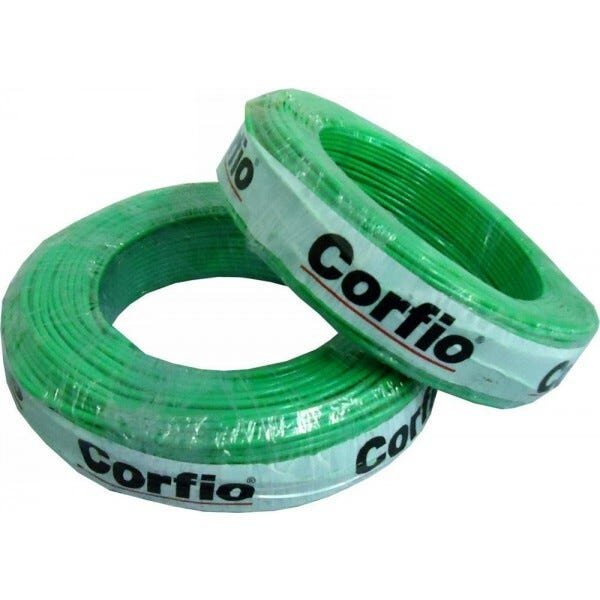 Cabo Flexível Antichamas 750V 2,5mm² - Verde Corfio - 3