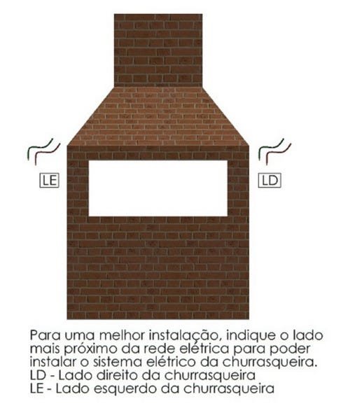 Churrasqueira Giratória Rotativa 13 Espetos Inox Dupla Cerpo Churrasqueiras - 3