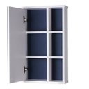 Ver imagem 4 de Espelho Milano para Banheiro com Armário Branco e Azul Marinho - 69 x 42cm