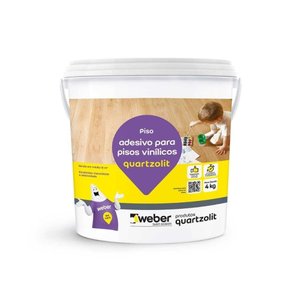 Cola de Piso Vinilico 4kg Quartzolit