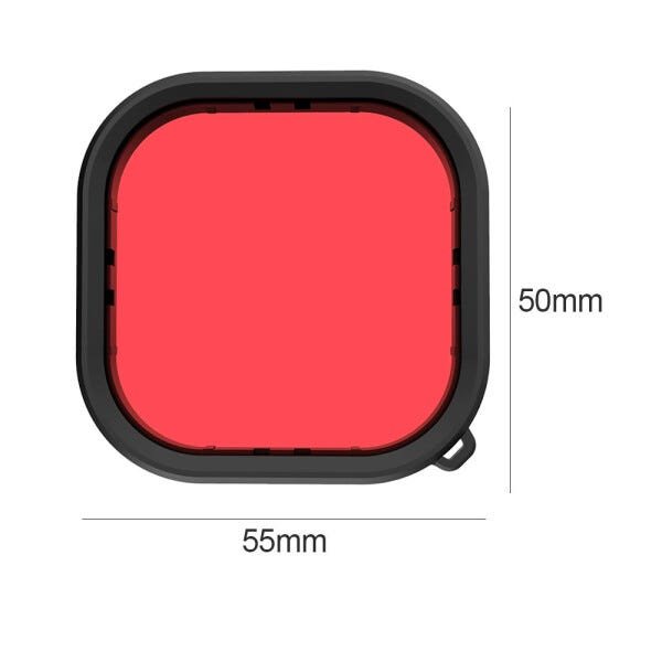 Filtro Mergulho Vermelho para GoPro 9 - 4
