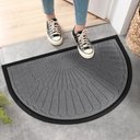 Ver imagem 2 de 1 Tapete Porta Capacho Naska Meia Lua Antiderrapante 40x60cz