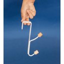 Ver imagem 6 de Kit com 2 Cabideiros de Porta Ferro e Madeira