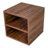 Mesa de Cabeceira Marrom Madeira Moderna Suspensa - 3