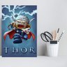 Poster MDF 20x30 Decoração Geek Thor Fã Art - 2