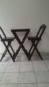 Ver imagem 1 de Conjunto de Mesa BISTRO com 2 cadeiras cor TABACCO Marcenaria Aliberti 01