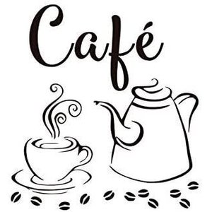 Adesivo Decorativo Parede Cozinha Café com Bule