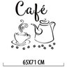 Adesivo Decorativo Parede Cozinha Café com Bule - 2