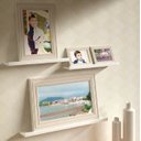 Ver imagem 6 de Porta Quadros Flutuante 10x40 cms com suporte incluso PQ 1040 - Branco