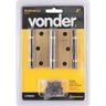 Dobradiça para Porta 4" Aço Carbono com 3 Peças Vonder - 2