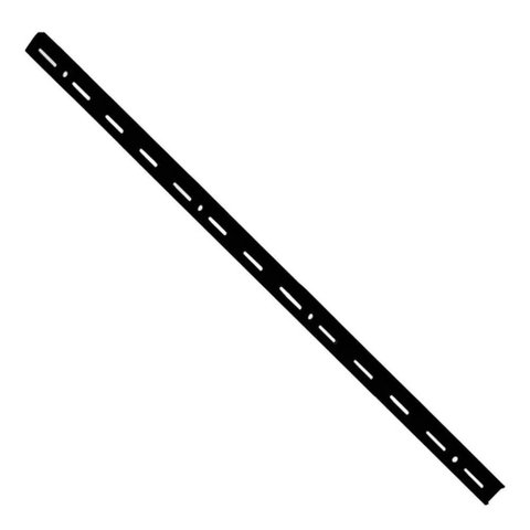 Trilho Simples em Aço 150cm Preto - Ts-150-pr - Multivisão Multivisao