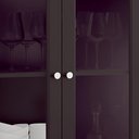 Ver imagem 6 de Cristaleira 2 Portas Vidro 1 Gaveta 180x80 Cm E954 Preto Dtall Preto