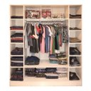 Ver mais imagens de Expositor Colméia Cabideiro Nichos = 5 Peças = Loja Roupas