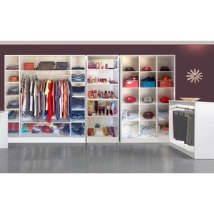 Expositor Colméia Armários Balcão Arara 4 Peças