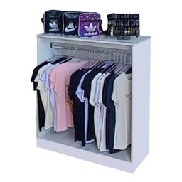 Colméia Para Loja Arara Provador Balcão Caixa = Kit 9 Peças - Branco - 5