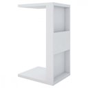 Ver imagem 4 de Conjunto Sala de Estar Painel Moon 45" 120cm MDF-MDP Off White Caemmun Móveis