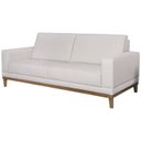 Ver imagem 1 de Sofa 3 Lugares 180 cm Crons Linho Bege Vazzano