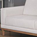 Ver imagem 7 de Sofa 3 Lugares 180 cm Crons Linho Bege Vazzano