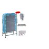 Cama Dobrável De Campanha Grande Em Aço Com Molas E Colchonete H-137 Hashigo - 1
