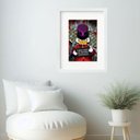 Ver imagem 1 de Quadro Fique Rico ou Morra Tentando- 60x48cm:moldura Branca