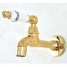Torneira Parede Clássica Cerâmica TPCC Cor:Dourado - 1