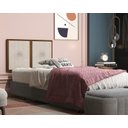 Ver imagem 1 de Painel Cabeceira Box Solteiro 0,90 Madeira Suede Bege - Comprar Moveis em Casa