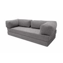 Ver imagem 6 de Sofá Cama 1,80 M Tecido Boucle Cinza Flex Inbox