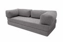 Ver imagem 6 de Sofá Cama 1,80 M Tecido Boucle Cinza Flex Inbox