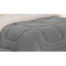 Coberdrom Queen Sherpa C/ Soft Cinza - 3