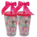 Ver imagem 1 de Kit 2 Copos Lembrancinha Casamento Daminha