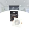 Kit/10 Spot Led Olho de Boi Quadrado 5w 3000k Direcionável Embutir Bivolt - 2