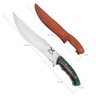 Faca Artesanal Jungle Híbrida Resina e Pinha 9' Aço Inox 420c Caça Churrasco Zanline - 5