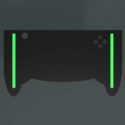 Mesa Gamer Computador Desk PC Metal Modelo Controller Preto com Verde Neon - 4