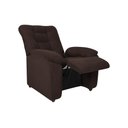 Ver imagem 4 de Poltrona Reclinável Onix 1 Lugar Veludo Light Marrom Matrix