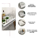 Ver imagem 4 de Bandeja Espelada Decorativa Salar Cozinha Cantinho do Café Espelhada 50cm por 30cm