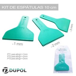 Espátulas Porcelanato Liquido - Mesa Resinada - Epóxi Kit Dupol - 2