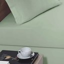 Ver imagem 1 de Lençol Avulso com Elástico Solteiro 230 Fios Essencial - Buettner Verde
