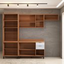 Ver mais imagens de Cozinha Completa Torino 11 Portas 2 Gavetas Amêndola Touch/nude Prime Tx - Pnr Móveis