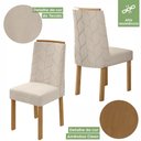 Ver imagem 5 de Conjunto Mesa Aries Com Tampo 6 Cadeiras Rinzai Astrid Móveis Lopas