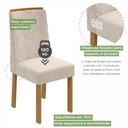 Ver imagem 6 de Conjunto Mesa Aries Com Tampo 6 Cadeiras Rinzai Astrid Móveis Lopas