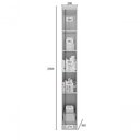 Ver imagem 4 de Modulado Completo de Canto Solteiro 5 Portas 6 Gavetas - Rizon-branco - Móveis Novo Horizonte