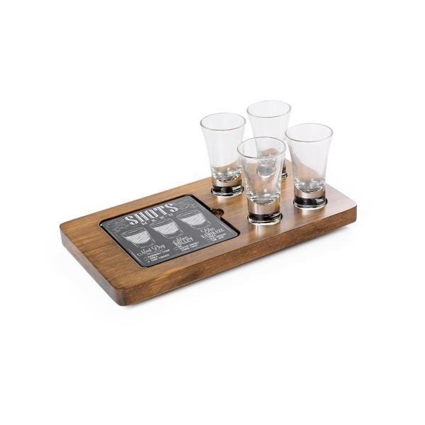 Kit Bar Barman Drink Com Copos Shots 6 Peças