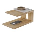 Ver imagem 2 de Mesa de Cabeceira Oslo 23x15cm Carvalho Quarto
