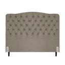 Ver imagem 2 de Cabeceira de Cama Box Queen 158 Cm Dunas Casavezi Suede Veludo Marrom Claro