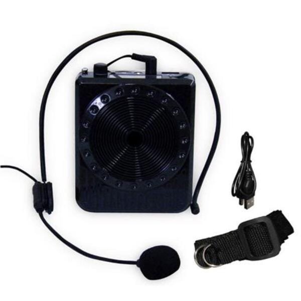 Amplificador de Voz Megafone com Microfone e Rádio Fm para Professores K150