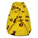 Ver imagem 2 de Roupa capa soft para cachorro amarelo com patinhas tamanho P