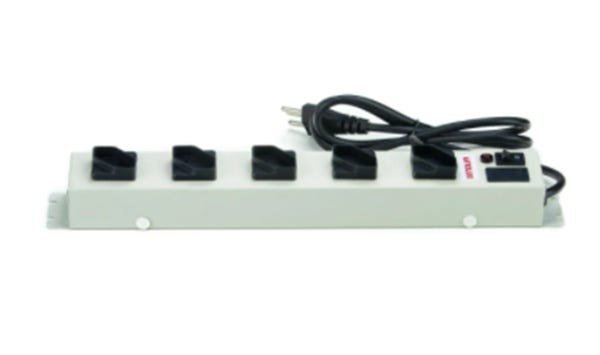 Filtro de Linha Bivolt 05 Tom.Espaçadas Corpo Metal Cabo 10m - 2