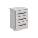 Ver imagem 1 de Criado Mudo Baião 3 Gavetas - Branco