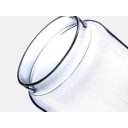 Ver imagem 3 de Pote Hermético Vidro Tampa Bambu Para Mantimentos 660ml:Incolor